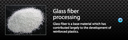 Glass fiber processing